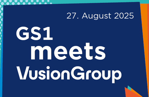 Key Visual des Events GS1 meets VusionGroup