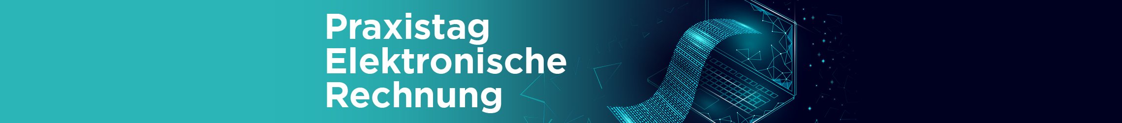 Praxistag Elektronische Rechnung 2024 Key Visual