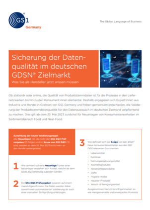 Cover zum Download Sicherung Datenqualität - Infos für Hersteller