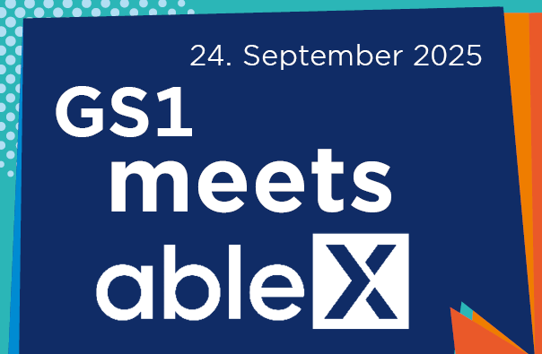 Key Visual des Events GS1 meets ableX