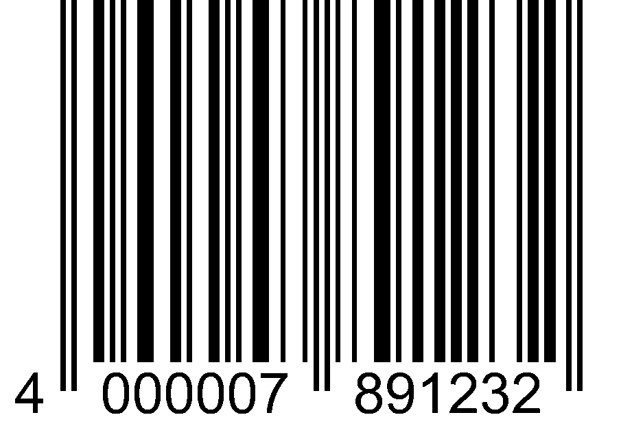 Abbindung EAN Strichcode